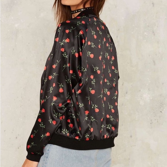 Motel Bed of Roses Bomber Jacket - Picture 3 of 5